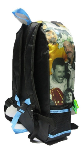 Imagen 3 de 6 de Mochila Freddie Mercury , Queen , Rock , Modelo Fre03