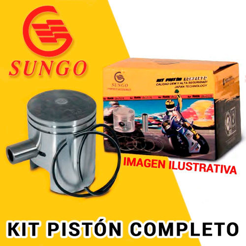 Kit Piston Completo 0.25 Gilera Smash 125  - Um