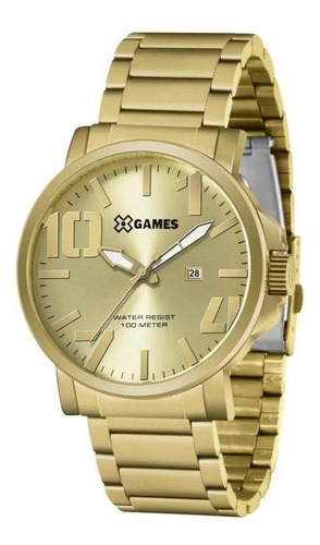 Relógio X Games Masculino Xmgs1033 C2kx Esportivo Dourado