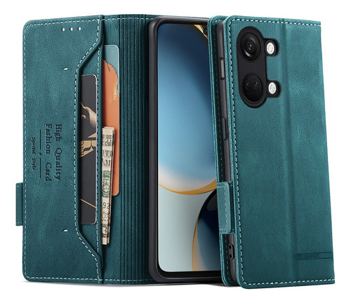 For Oneplus Nord 3 5g Pu Wallet Magnet Clasp Card Slot Case