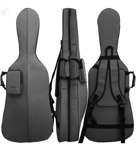 Capa Violoncelo Tarttan Cello Slim Fio 600 Cinza