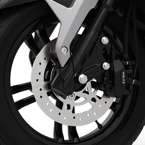 Imagem 5 de 8 de Scooter Moto Elétrica Voltz Ev1 Sport Preta - Uma Bateria