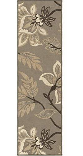 Matices Lirio Corredor Alfombra 2 3 X 8 Taupe