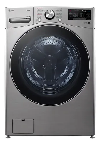 Lava e Seca LG Smart 18kg Inox Look