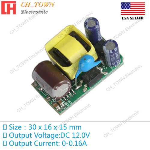 Ac-dc 12v 160ma 2w De Alimentación Convertidor Buck Paso Hac