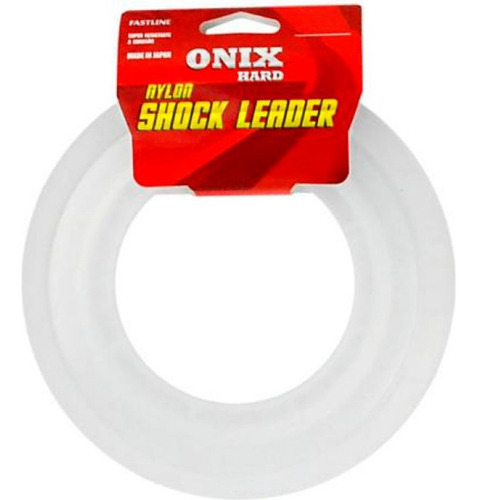 Linha Fastline Onix Hard Shock Leader - 40 Lbs - 0,57mm Cor Branco Formato de venda Unidade