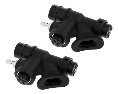 2 Pcs De Compresor De Válvula Para Buceo Adaptador De