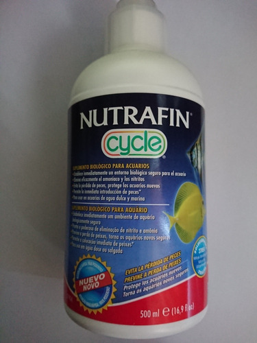 Bacteria Para Acuario Agua Dulce/salada Cycle 500ml