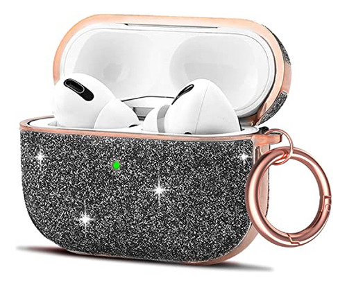 Funda Brillante AirPods Pro Llavero Mujeres Y Niñas, F...