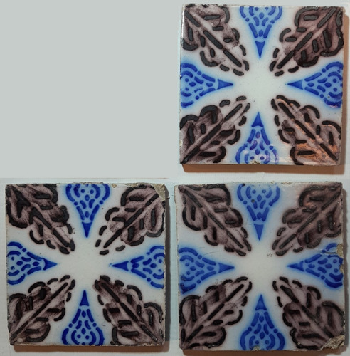 Imagen 8 de 8 de Antiguo Azulejo Pas De Calais 7649