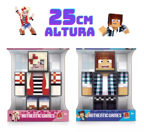 Boneco Authentic Games 25cm Minecraft – 3031215 - Algazarra