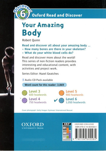 Your Amazing Body - Book - Quinn Robert, De Quinn Robert. Serie Oxford Read And Discover 6 Editorial Oxford, Tapa Blanda En Inglés, 2010