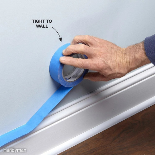 Tirro Azul Baja Adherencia Pintar Profesional 24mm X 15 M