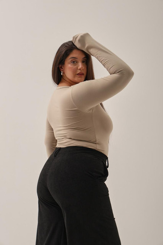 Top Manga Larga Pupera Ralna Mujer Naif