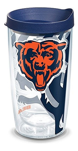 Tervis Hecho En Ee. Uu. Vaso Aislado Nfl Chicago Bears De Do