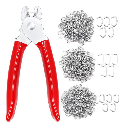 Kit De Alicates Con Aros Rectos Para Cerdos De 285 Piezas...
