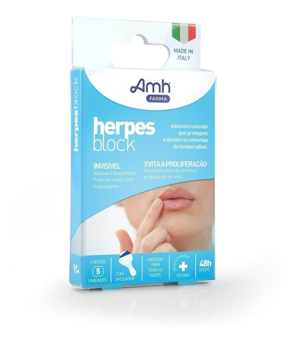 Herpes Block - Adesivos Para Herpes Discreto Cicatrizador