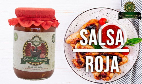 Imagen 2 de 3 de Salsa Roja De Xoconostle Artesanal 250g