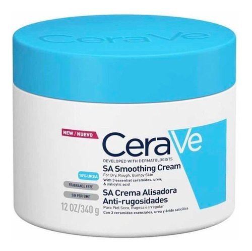 Cerave Sa Crema Alisadora Anti Rugosidades Tarro 340g