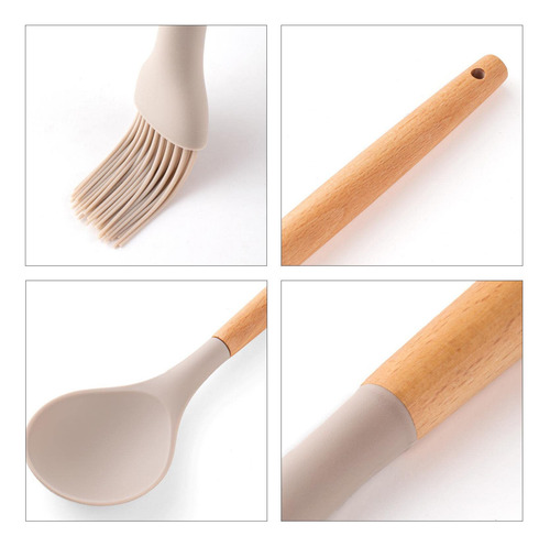 Cocina, Cocina De Silicona Antiadherente Con Mango De