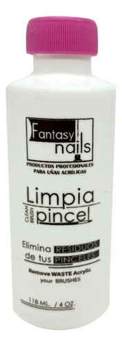 Líquido Limpia Pincel Fantasy Nails 4 Oz