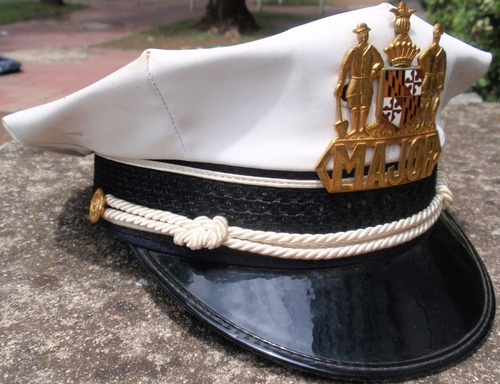 Gorra De Grado De Jefe De Policia De Baltimore Usa (Usado)