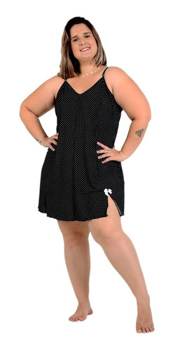 Camisola Plus Size Liganete Tamanho Especial Pijama