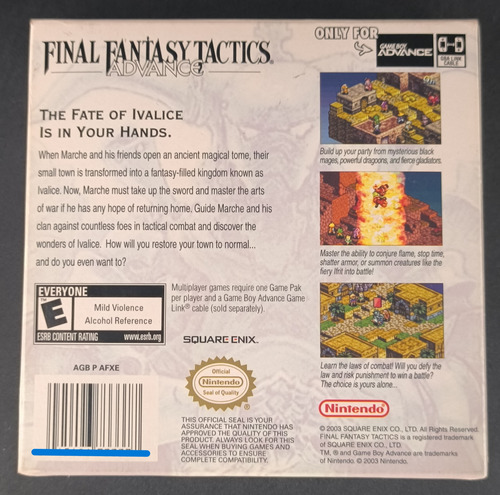 Final Fantasy Tactics Advance (gameboy Advance) (Usado)