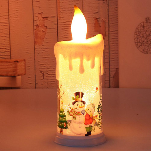 Bombilla Led Navideña Parpadeante Con Forma De Vela