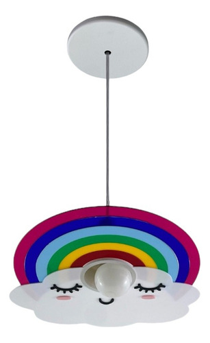 Luminaria Decorativa Infantil - Modelo Arco Iris