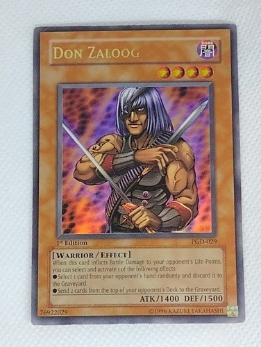 Don Zaloog Ultra Pgd-029 1st Dañado Yugioh