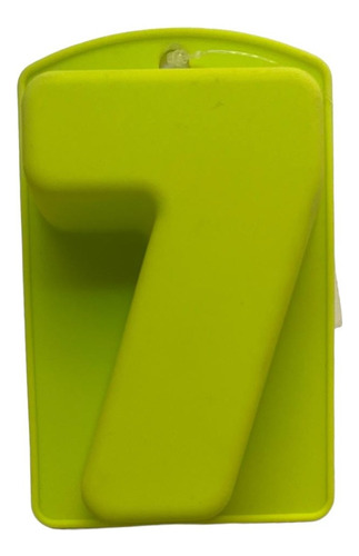 Molde De Silicon Vela Número 7 Siete