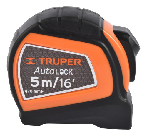 Flexómetro Truper 5m Plástico Con Freno Automático