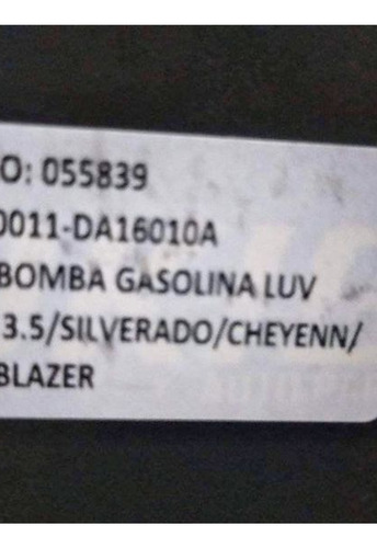 Pila De Gasolina Luv Dmax,silverado,cheyenne, Trail Blazer