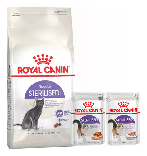 Royal Canin Cat Sterilised37 10kg Salsa Y Paté Sterilised85g