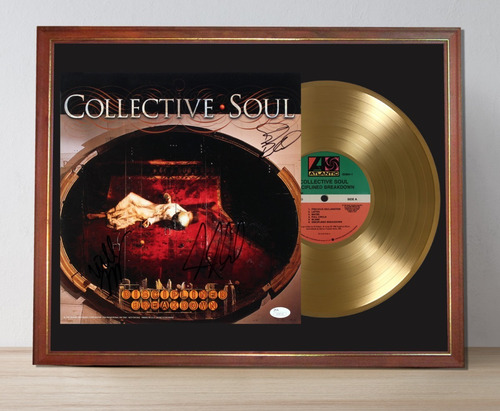 Collective Soul Disciplined Breakdown Lp Firmado Y Disco Oro