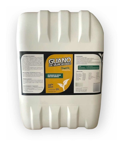 Guano Murciélago 20 Lts Fertilizante Orgánico Concentrado