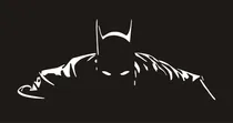 Comprar Calco Ploteo Parabrisas Batman Silueta Tuning 58 Cm.