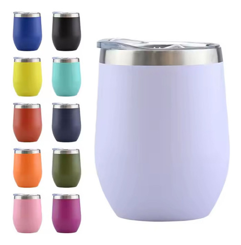 Copo Térmico Meiling 360ml Inox Com Tampa Antigotejamento