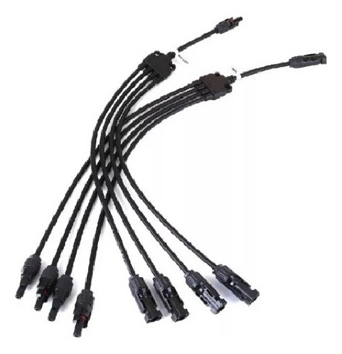 Conector Mc4 Par Cuadruple C/cable Mmmm/h - Hhhh/m  