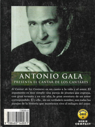 El Cantar De Los Cantares / Gala - Claustre - Soteras | Cuotas sin interés El Cantar De Los Cantares / Gala - Claustre - Soteras | Cuotas sin interés