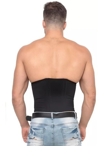 Cinta Modeladora Masculina 12 Barbatanas Redutora Ci20