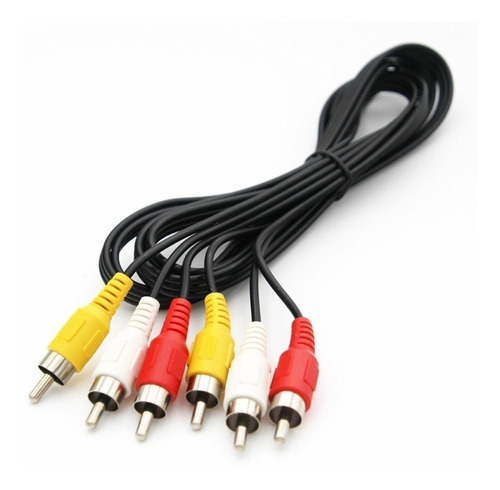 Cable 3 Rca A 3 Rca Doble (m) Para Dvd