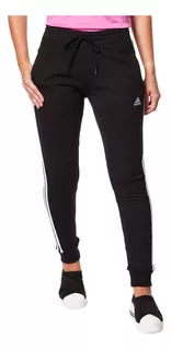 Calça Feminina Moletinho Essentials 3 Stripes adidas Novo