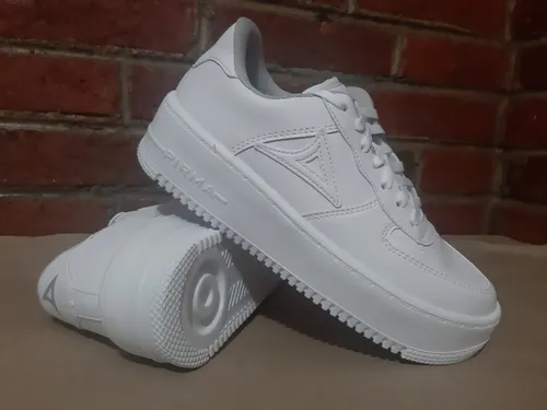 Tenis Pirma Urbano Dama Mod. 5513 Blanco Originales