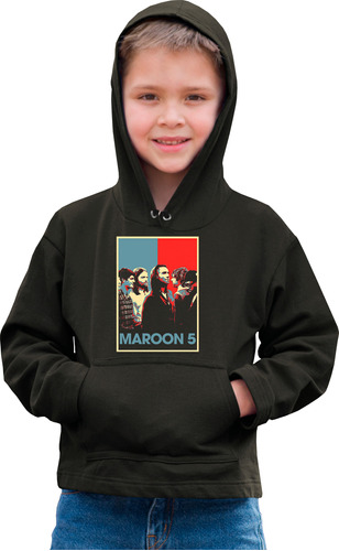 Sudadera Niños Infantil Unisex Con Capucha Maroon 5 Album Cd