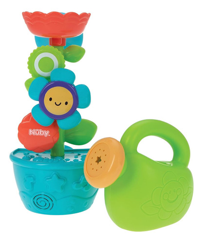 Nuby Flow N' Grow Juguete De Baño Para Jardín Con Flor Y Reg