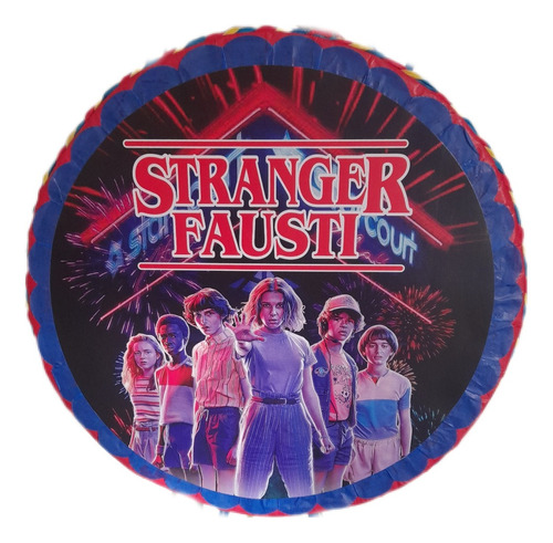 Piñata Tambor Personalizada Cumpleaños Stranger Things