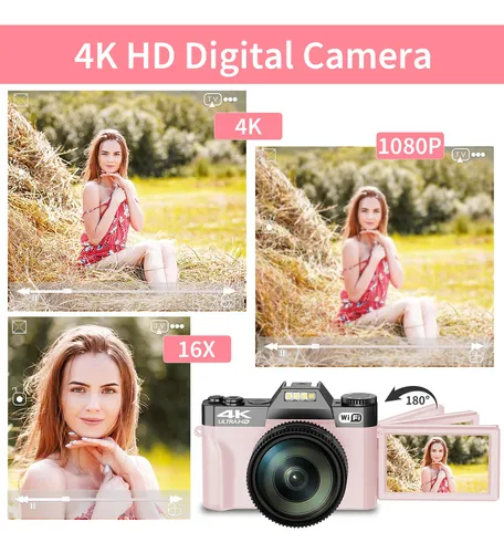 Wikico Cámaras Digitales Para Fotografía, Cámara De Vlog.
