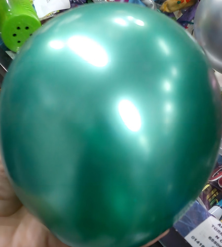 50 Globos Cromados Chrome # 9 Efecto Metalizado